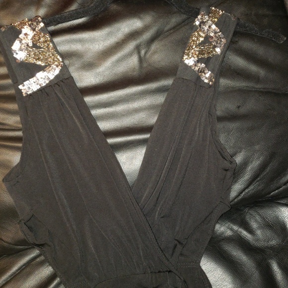 Cutout black evening dress - Picture 3 of 4
